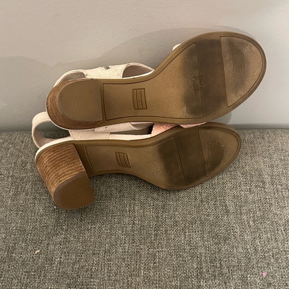 Tom’s women’s Light Pink Slingback Heeled Sandals Size 9 - Picture 8 of 8